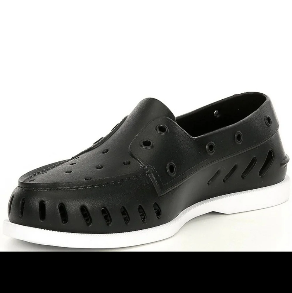 Sperry Original Authentic Men's Float Slip-On Black Shoe NIB